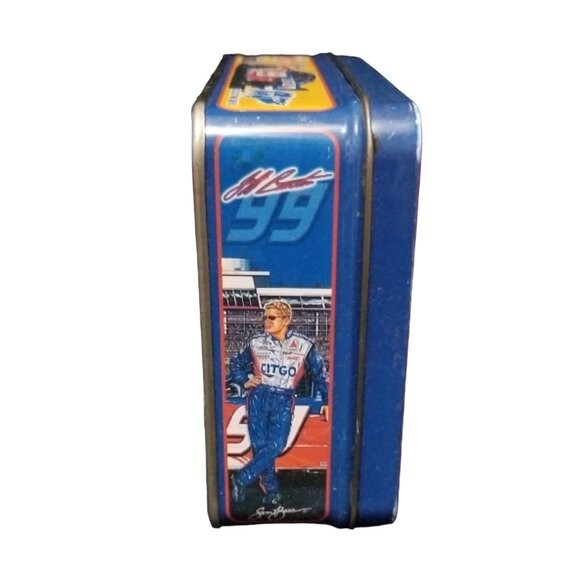 Vintage Nascar Jeff Burton #99 Tin Box  Citgo Sam Bass Series Kraft Racing - Picture 3 of 6